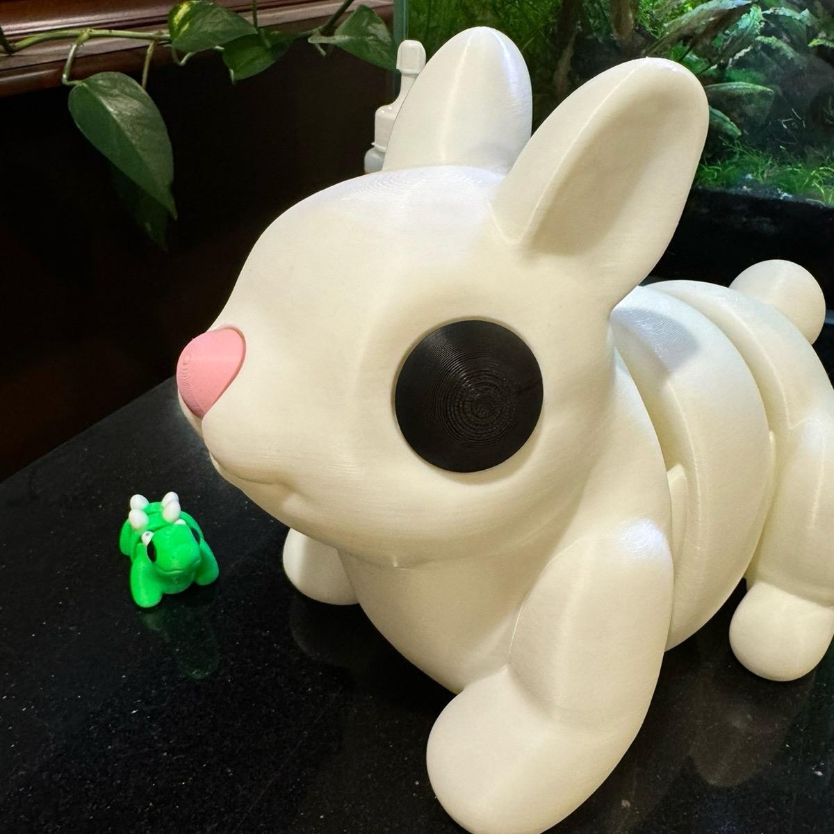 Giant cute animals - articulated, multicolor, 3d printed